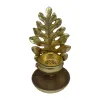 Golden leaf-shaped Middle Eastern ceramic incense burner, special incense burner for incense thread and incense seal Item Picture